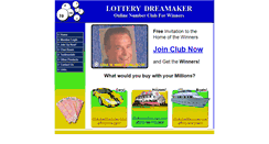 Desktop Screenshot of lotterydreamaker.com